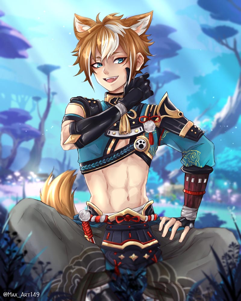 二次元同人插画#晚安原神【210801】