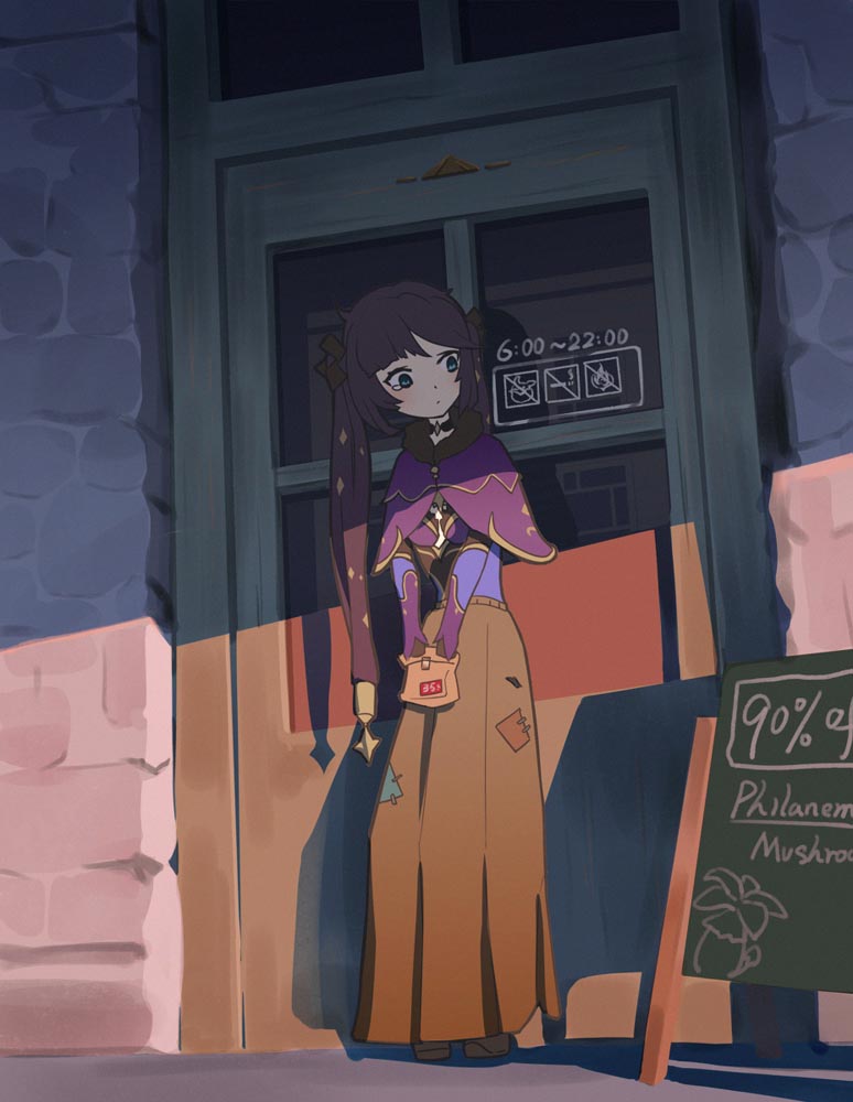 二次元同人插画#午安原神【210802】