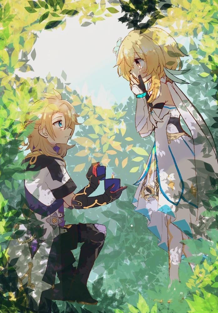 二次元同人插画#晚安原神【210802】