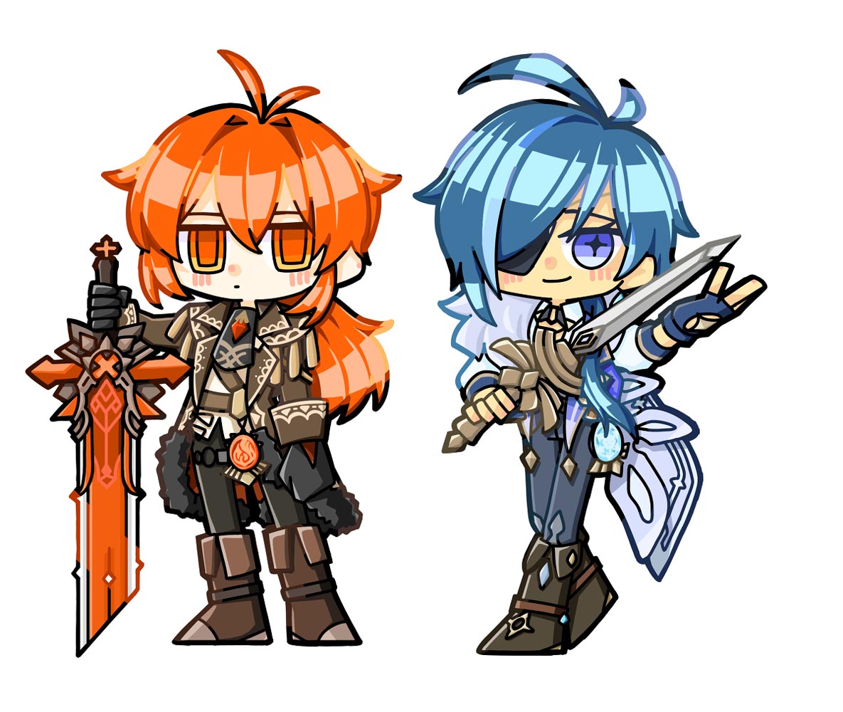 二次元同人插画#晚安原神【210802】