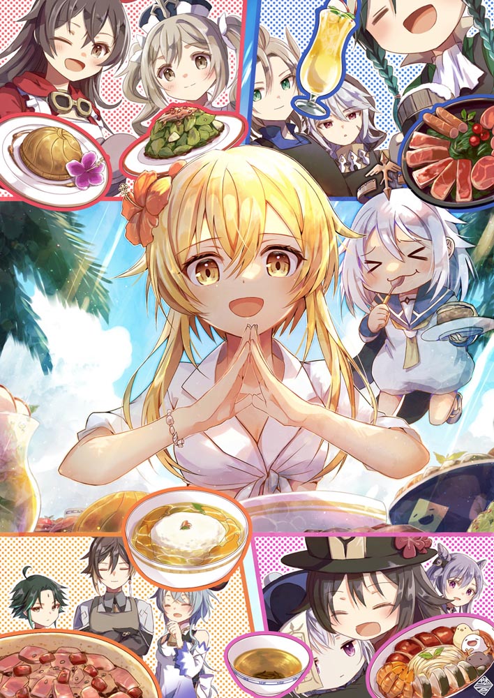 二次元美少女同人图#早安原神【210803】