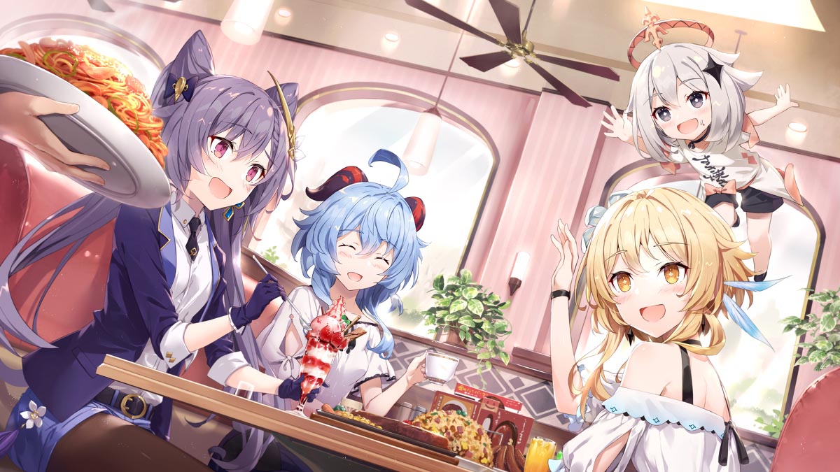 游戏同人美图#晚安原神【210804】