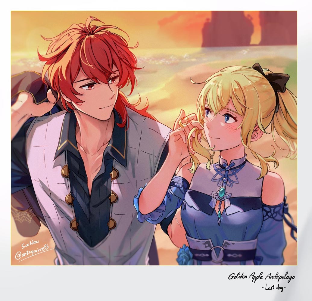 每日游戏同人好图#早安原神【210805】