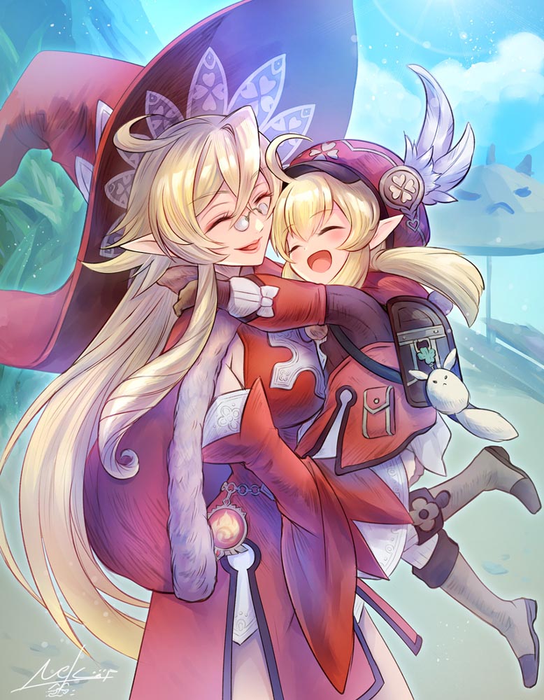 每日游戏同人好图#午安原神【210805】