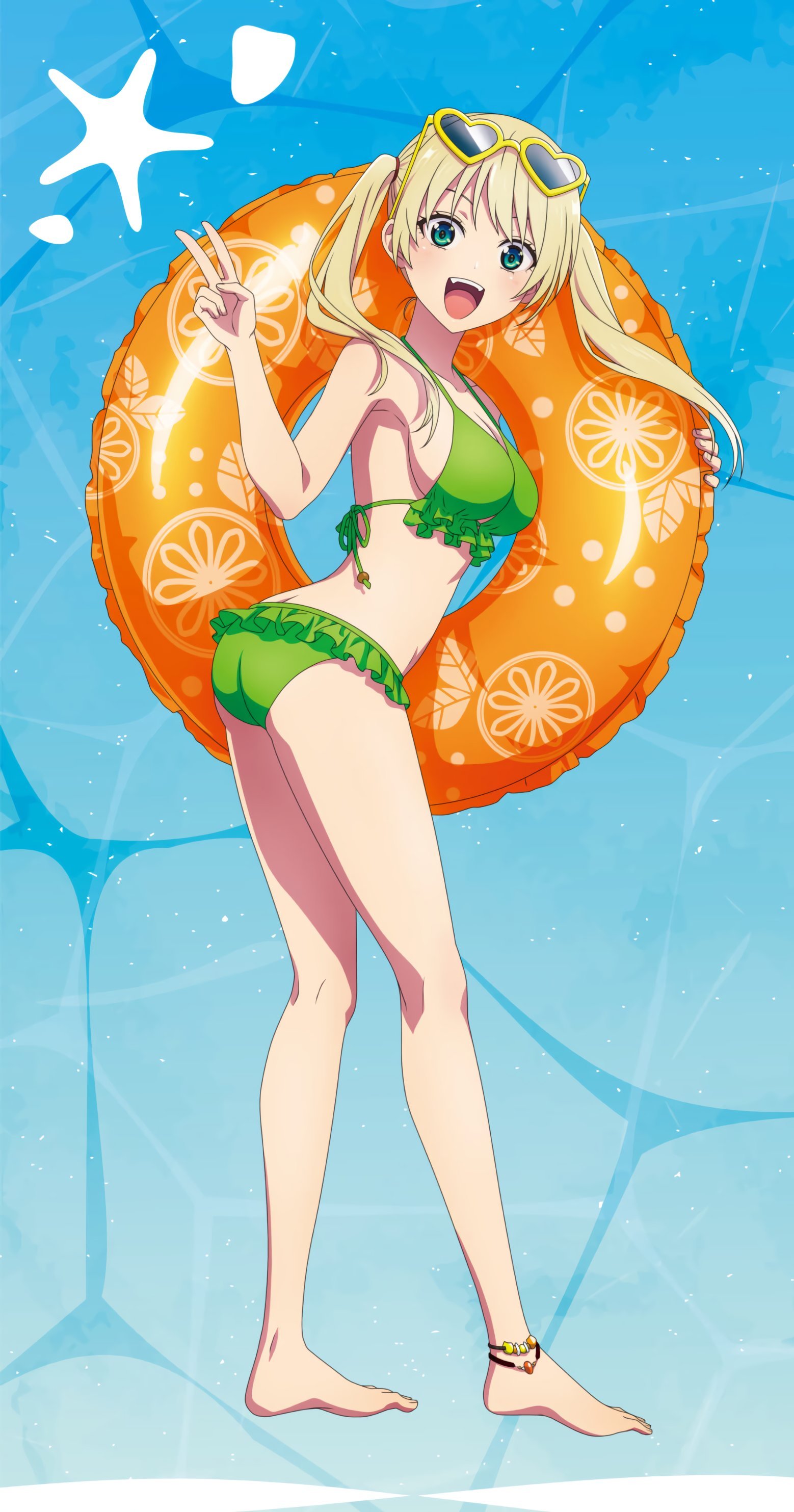 7月新番《女友成双》 泳装版权绘