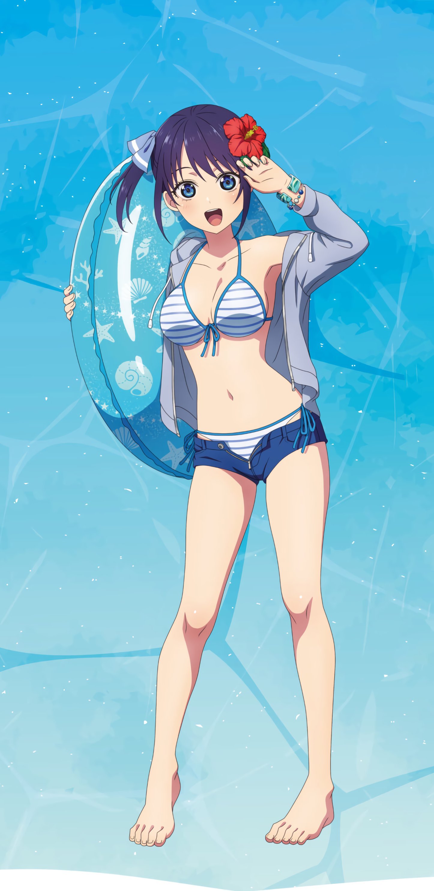 7月新番《女友成双》 泳装版权绘