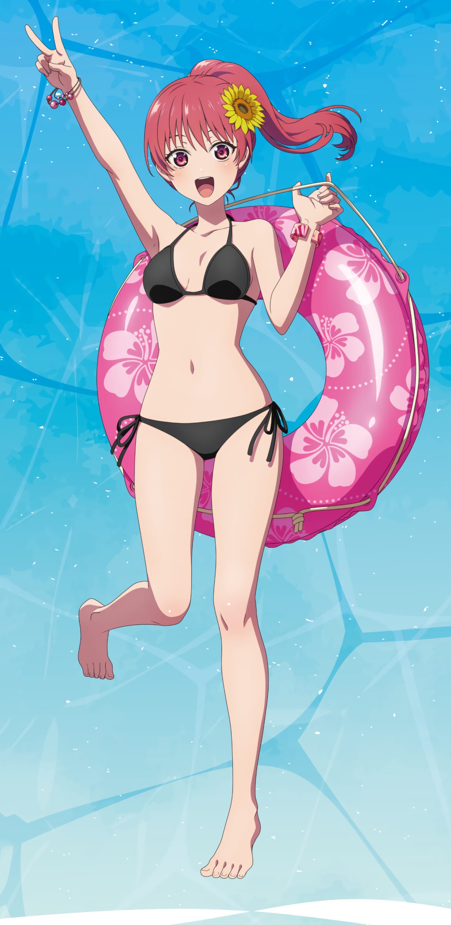 7月新番《女友成双》 泳装版权绘