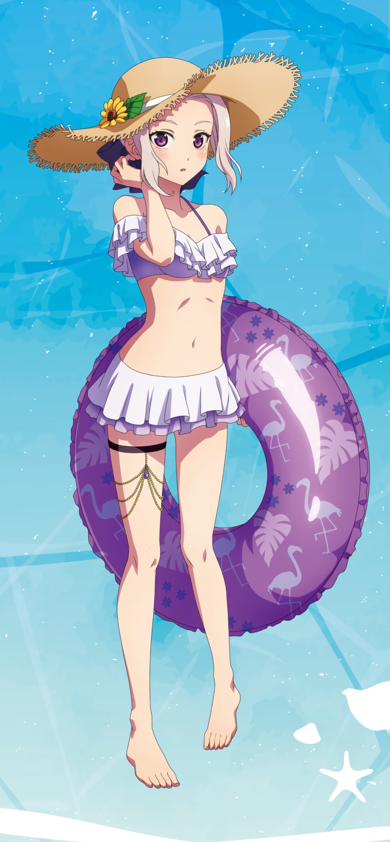 7月新番《女友成双》 泳装版权绘