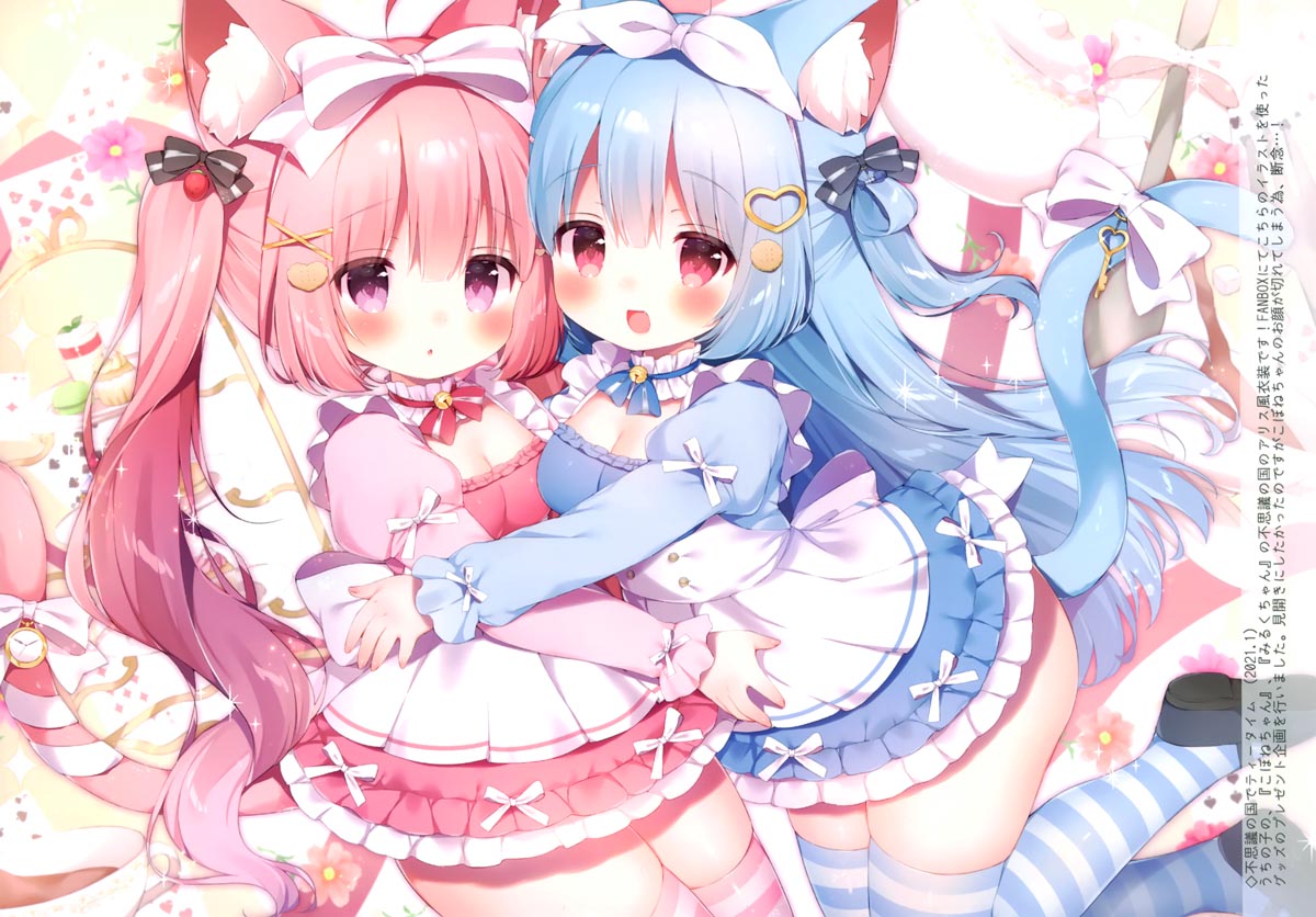 每日好图：超萌萝莉猫娘画集 Moelleux 2【画师：桃豆こまもち】