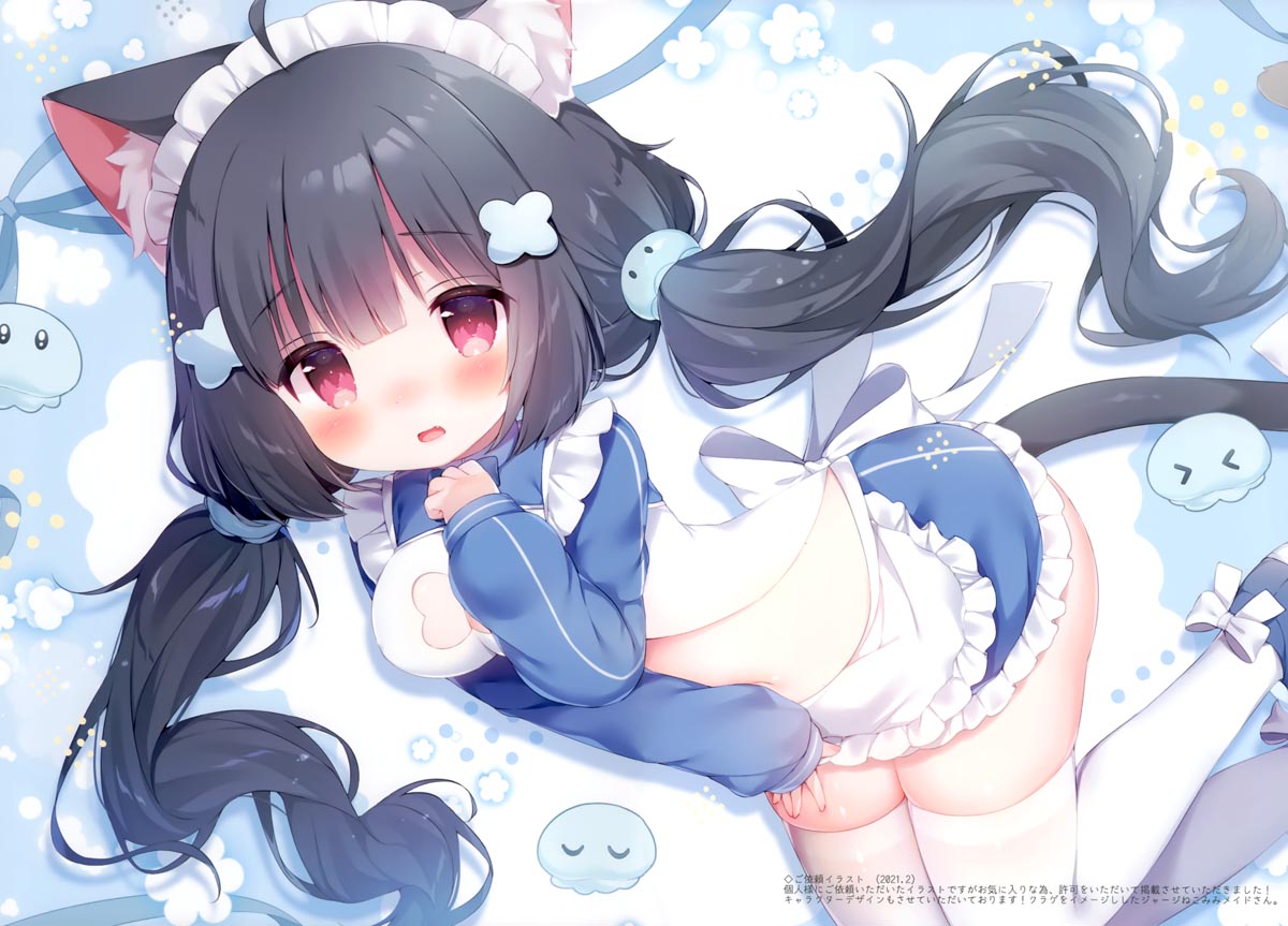 每日好图：超萌萝莉猫娘画集 Moelleux 2【画师：桃豆こまもち】