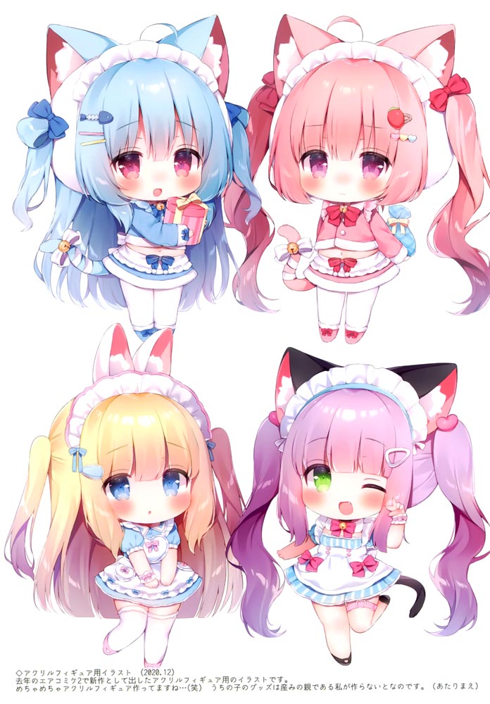 每日好图：超萌萝莉猫娘画集 Moelleux 2【画师：桃豆こまもち】