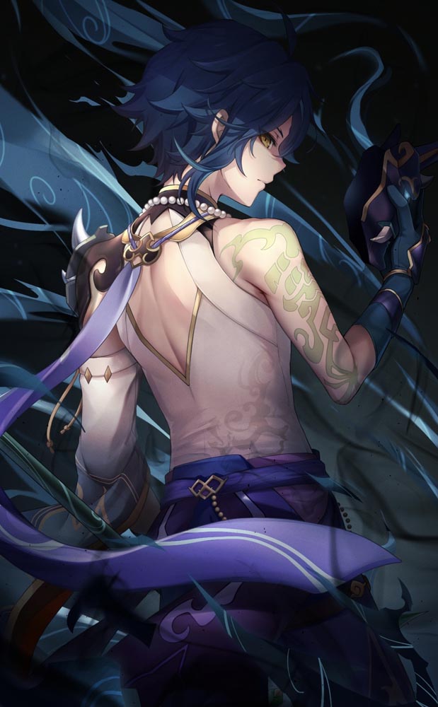 游戏同人图精选#晚安原神【210709】