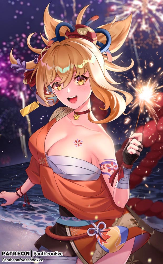 游戏同人图精选#晚安原神【210709】