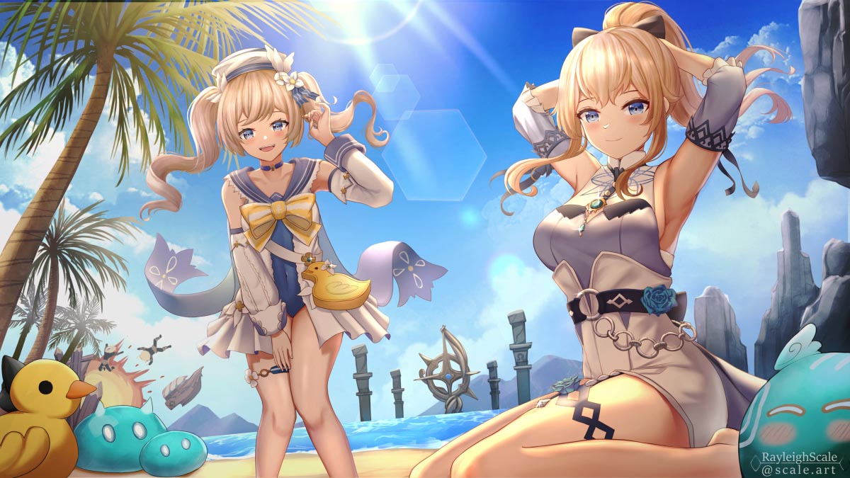 游戏同人图精选#早安原神【210710】