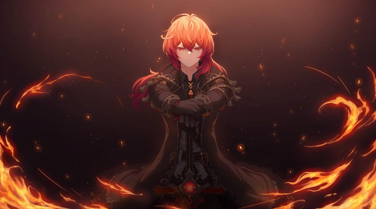 游戏同人图精选#晚安原神【210710】