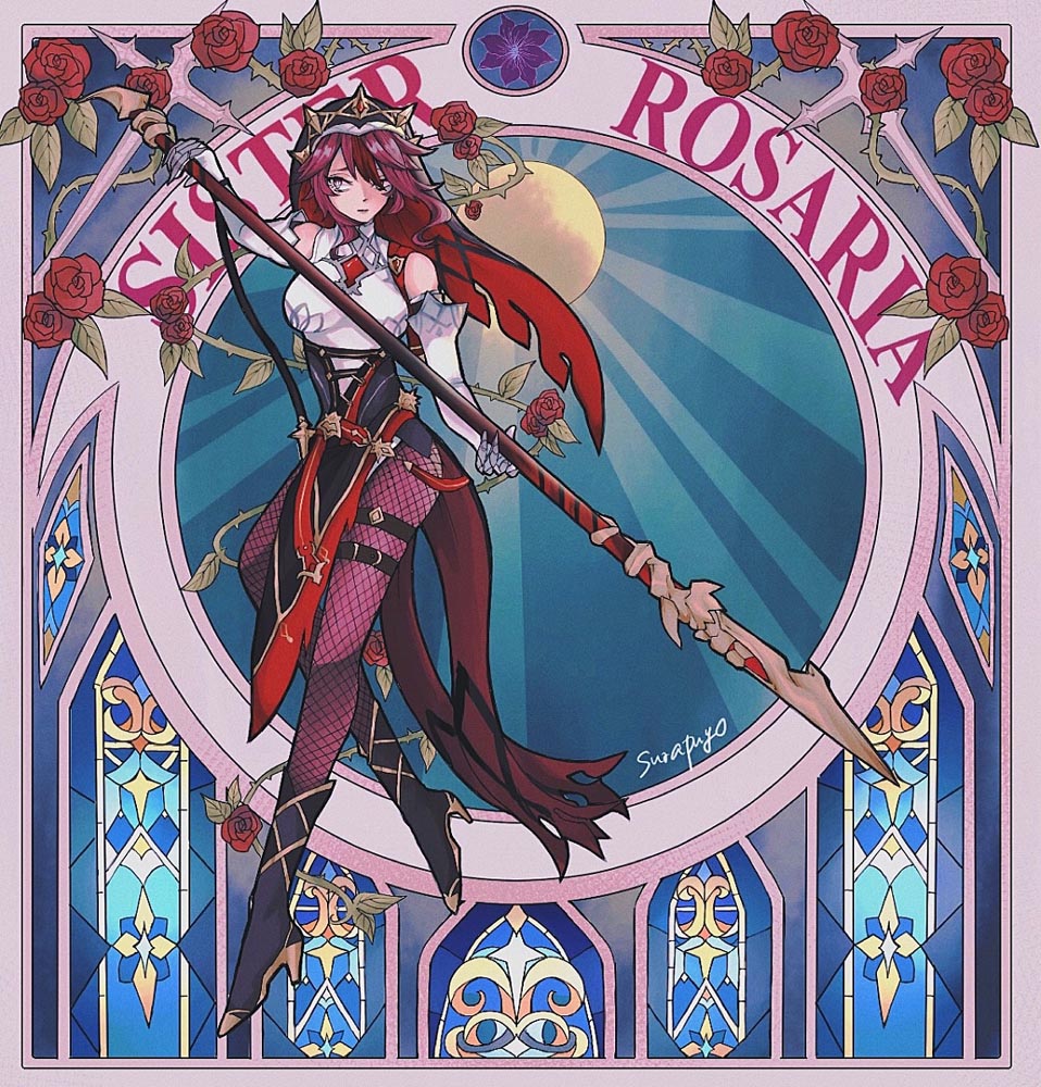 游戏同人图精选#晚安原神【210710】