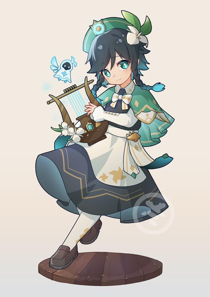 原神同人插画精选#午安原神【210713】