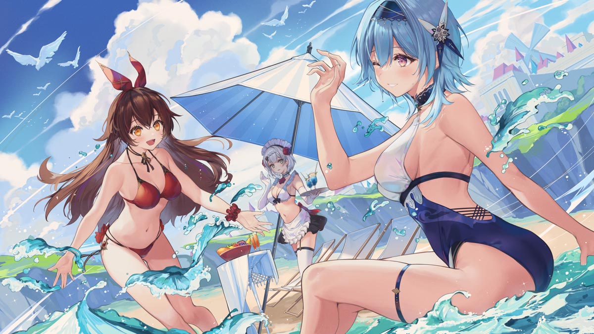 原神同人插画精选#晚安原神【210713】