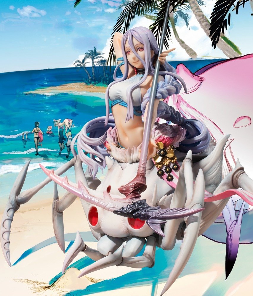 手办模型：《转生成蜘蛛又怎样！》1/7  人形白织