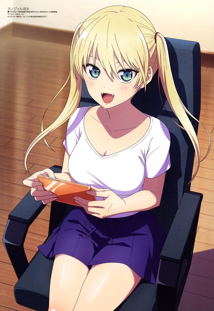 新番动画美少女版权绘「Megami MAGAZINE」2021年8月号