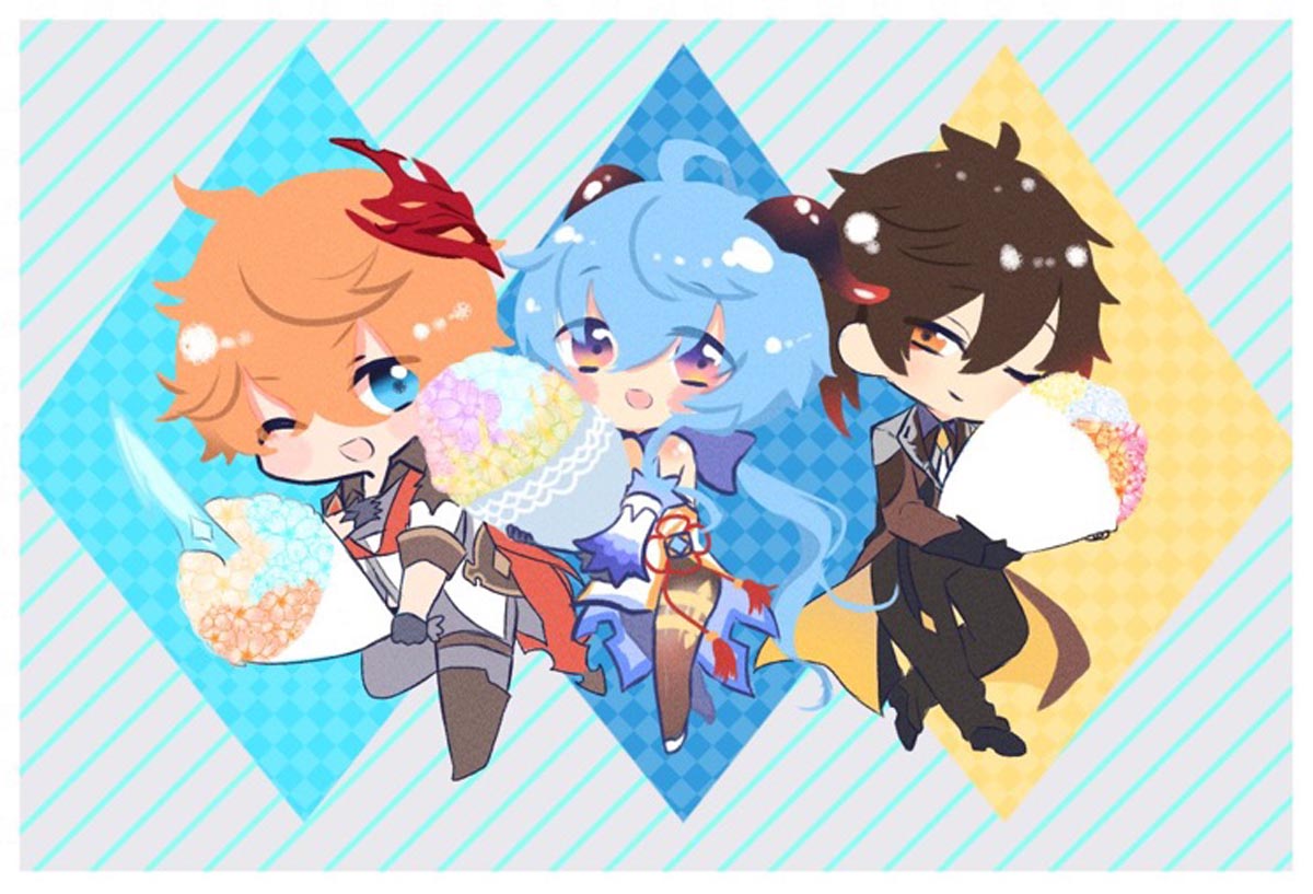 原神#游戏插画赏析#午安原神【210716】