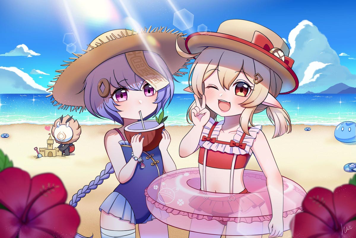 原神#游戏插画赏析#晚安原神【210716】