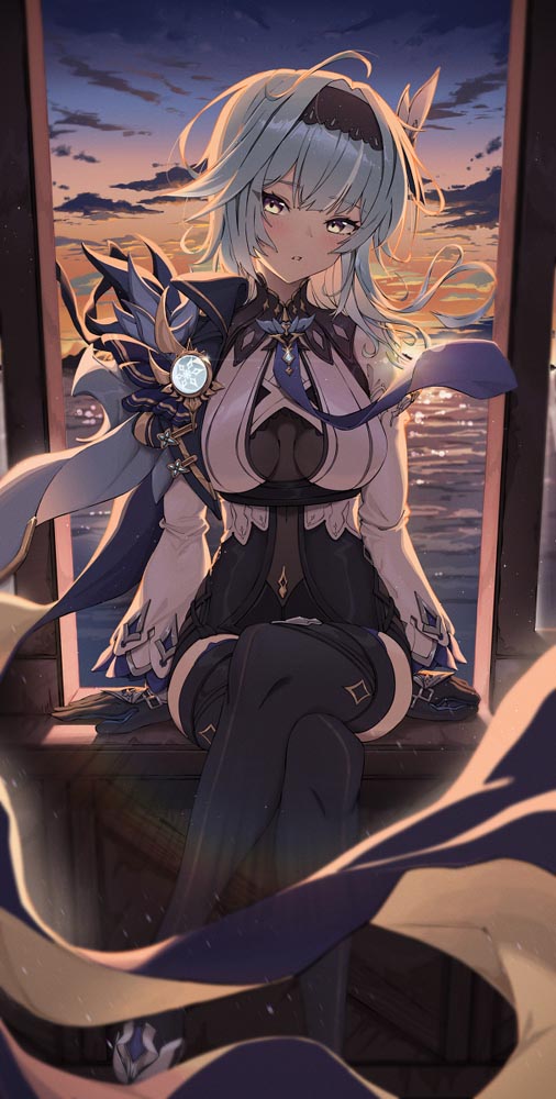 二次元美少女同人图#午安原神【210722】