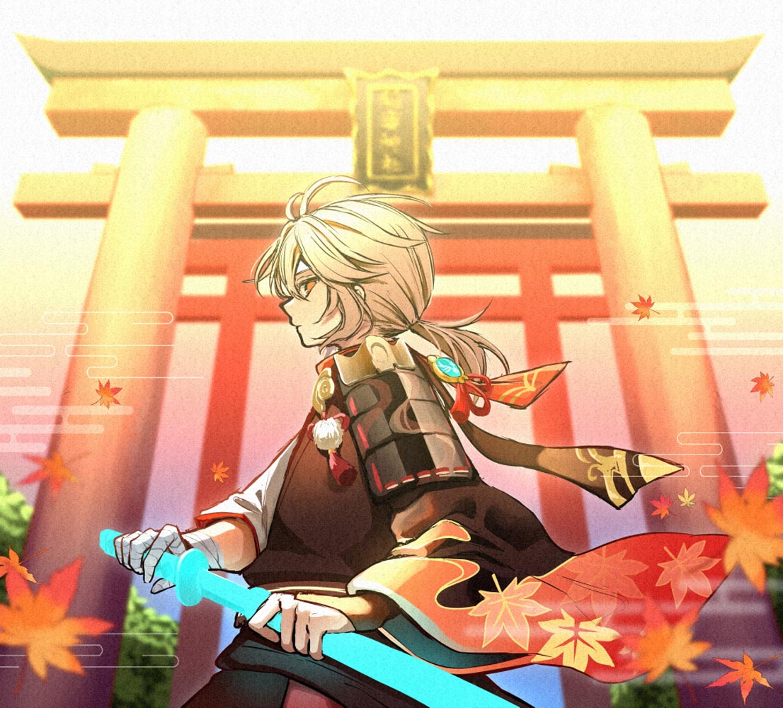 二次元美少女同人图#晚安原神【210722】