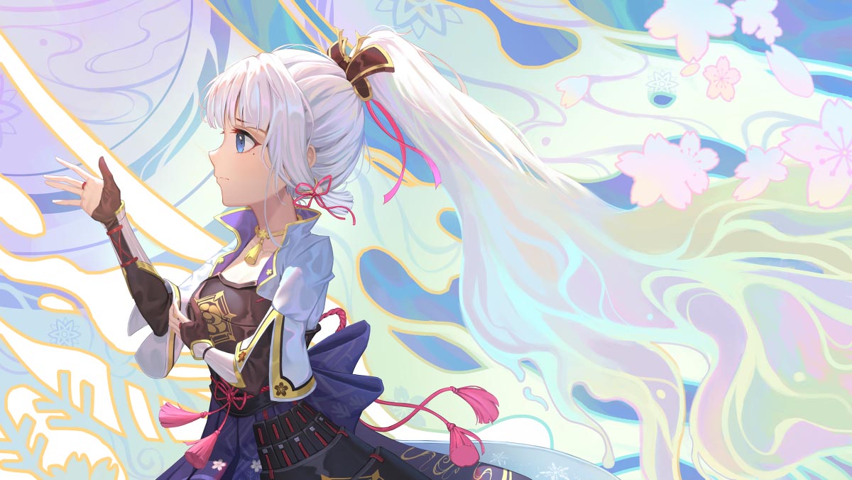 二次元美少女同人图#晚安原神【210722】