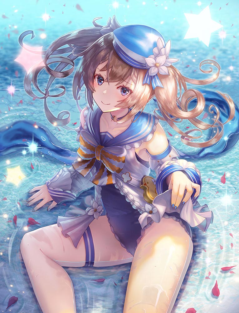 二次元美少女同人图#晚安原神【210722】