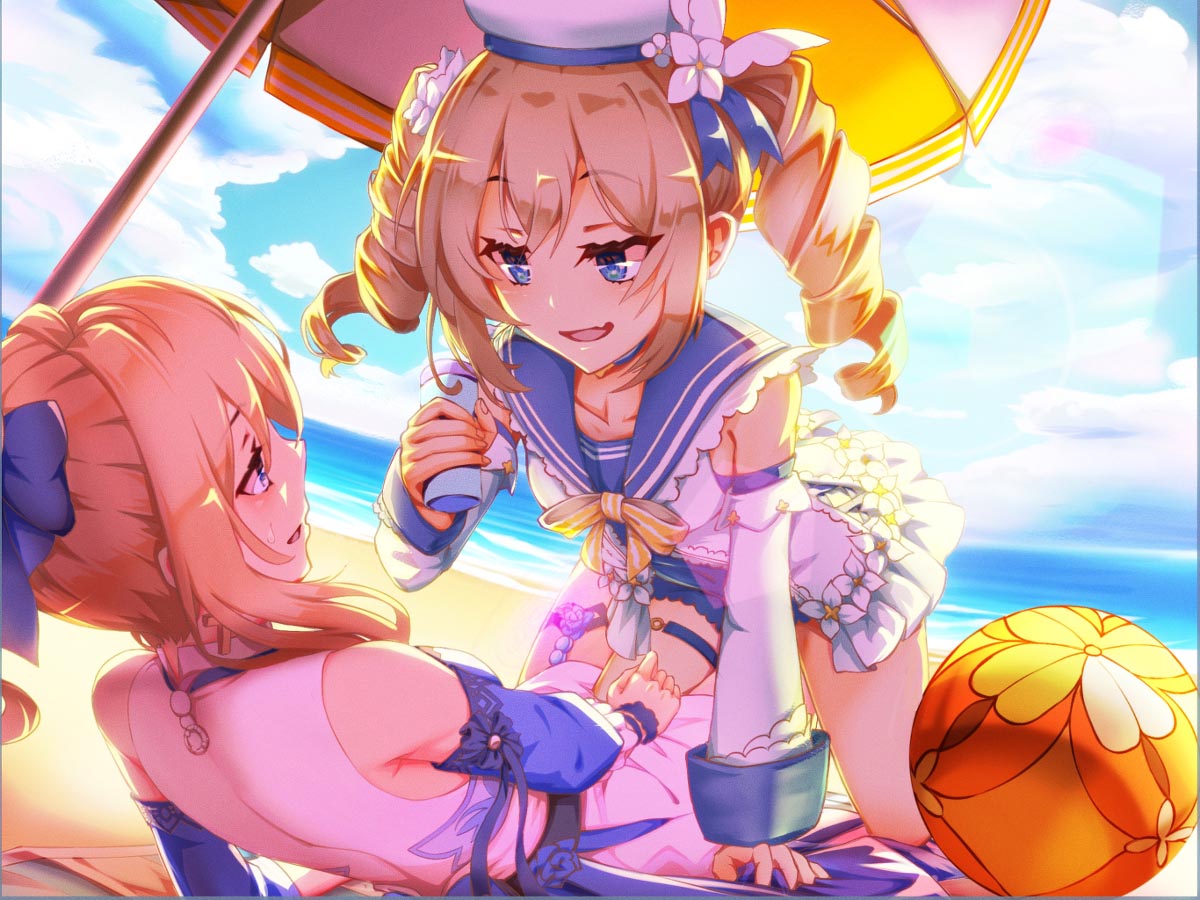 二次元游戏插画精选#晚安原神【210726】