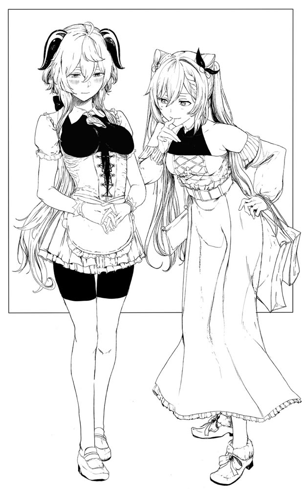 二次元游戏插画精选#晚安原神【210726】