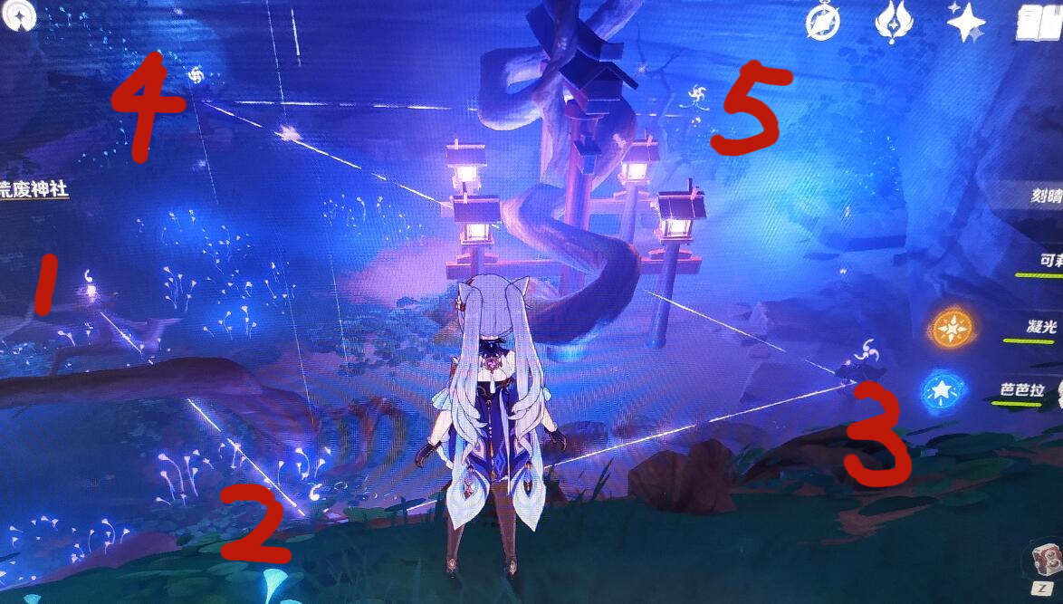 原神稻妻攻略：【神樱大袚】井底连线