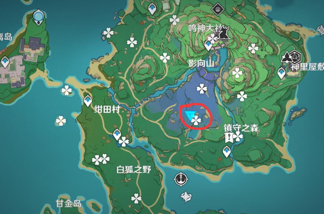 原神稻妻攻略：【神樱大袚】荒废神社连线