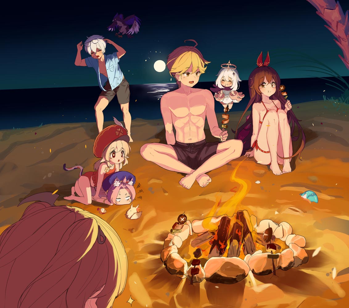 Pixiv插画美图#晚安原神【210728】