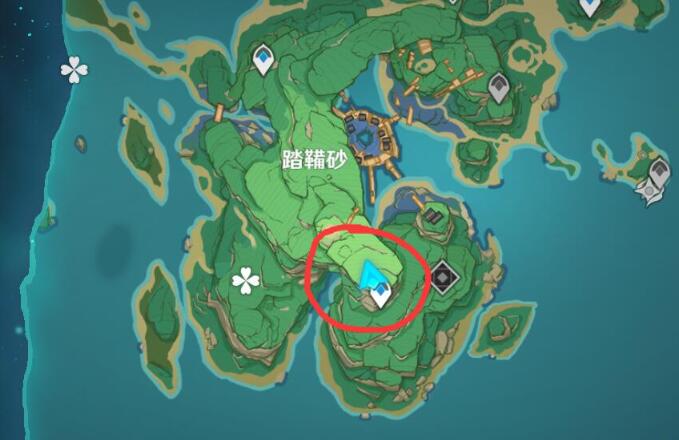 原神稻妻攻略：踏鞴砂山坡  继电石 连线 解密