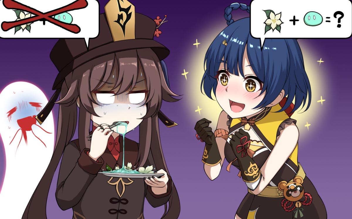 日本同人插画美图#午安原神【210812】