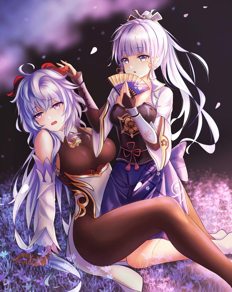 日本同人插画美图#晚安原神【210812】