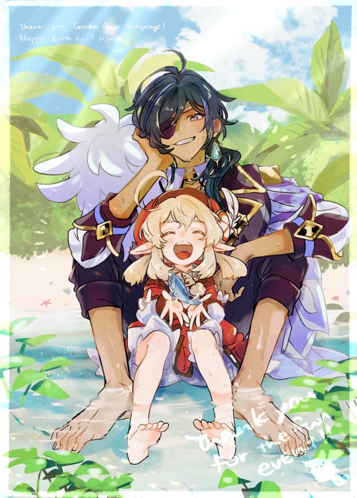 日系插画美图#早安原神【210813】