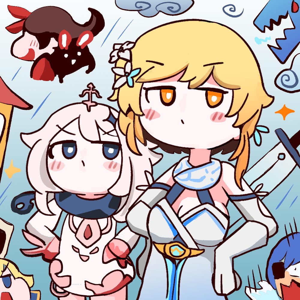 日系插画美图#晚安原神【210813】