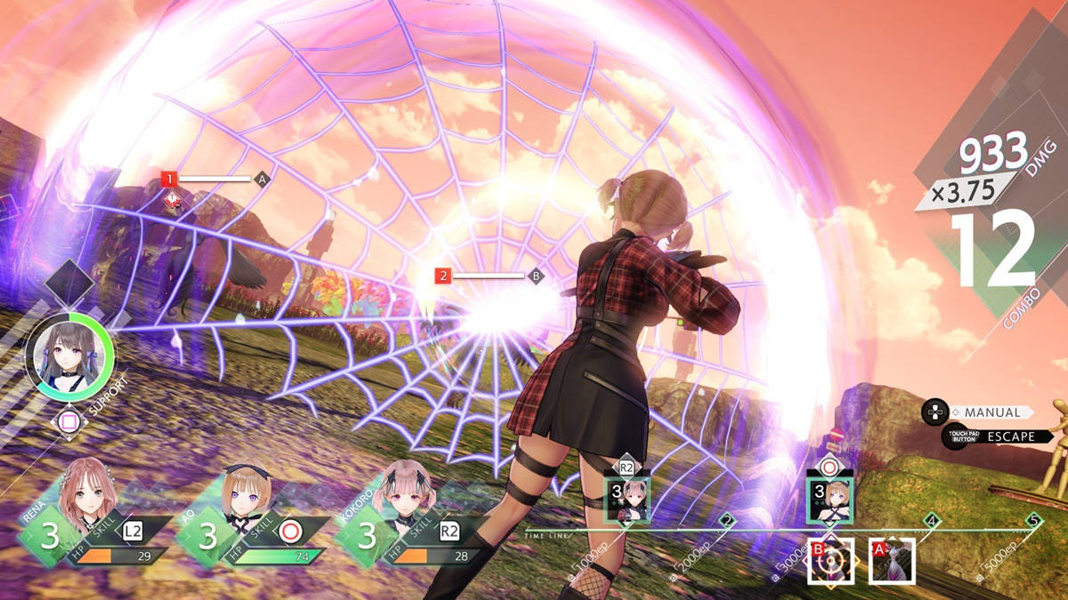 JRPG 新游《蔚蓝反射：帝》新角色与游戏截图公开