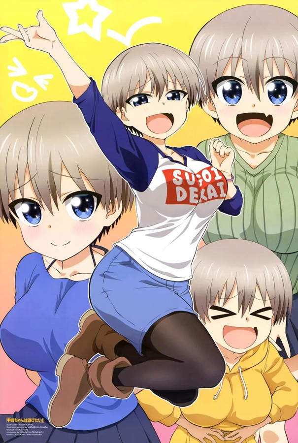 TV动画《宇崎学妹想要玩》第二季新视觉图公布，将于2022年开播