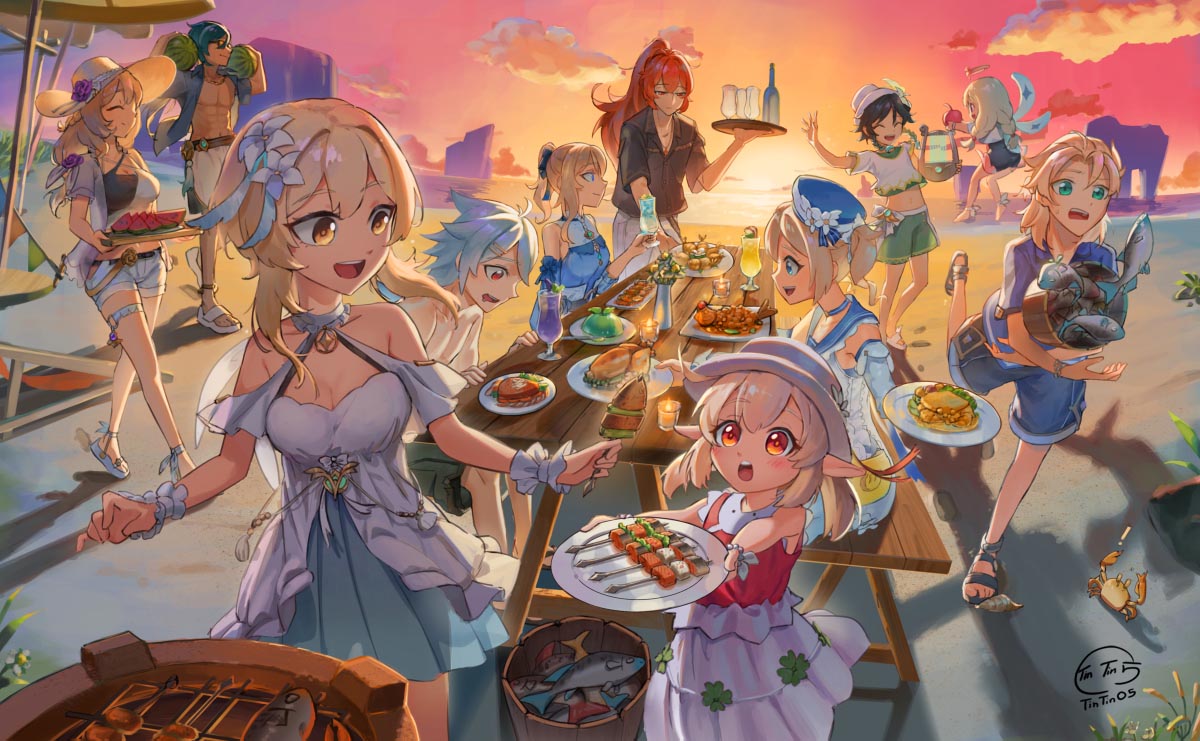 二次元游戏美图#午安原神【210815】