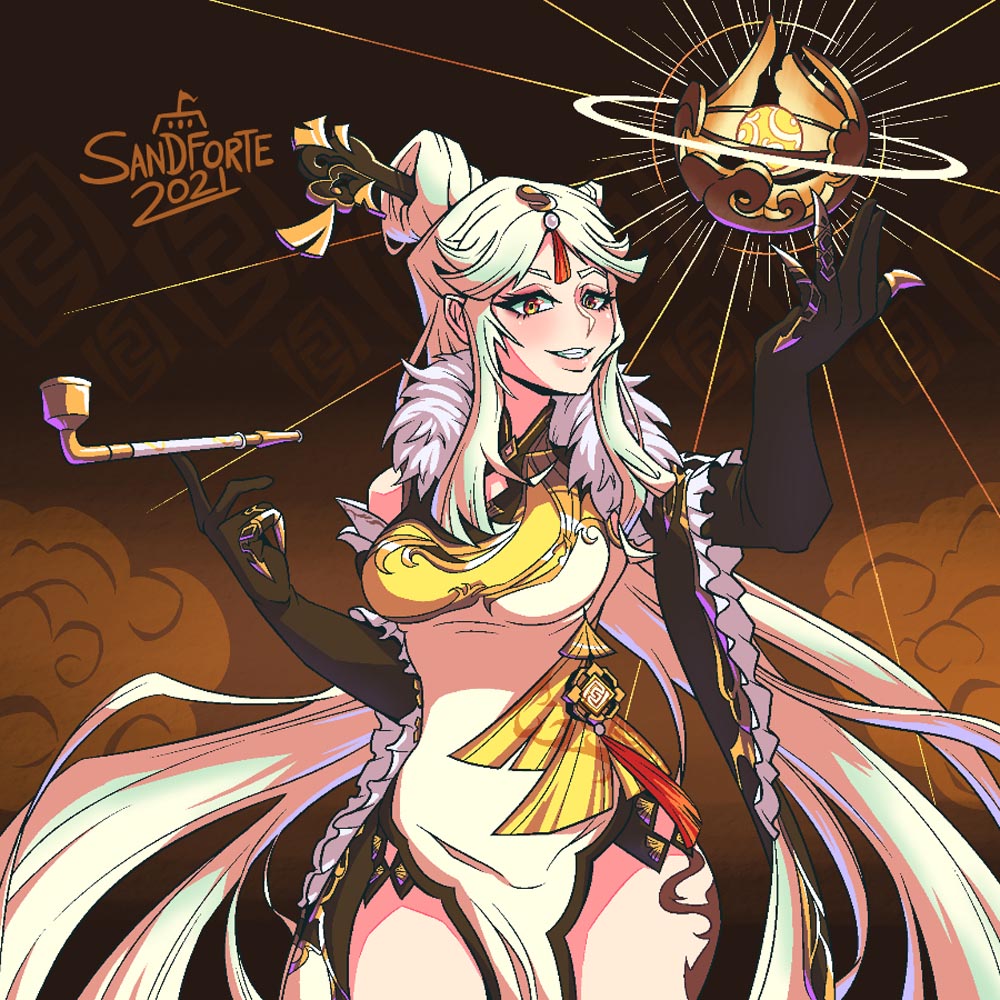 原神游戏同人插画#午安原神【210817】