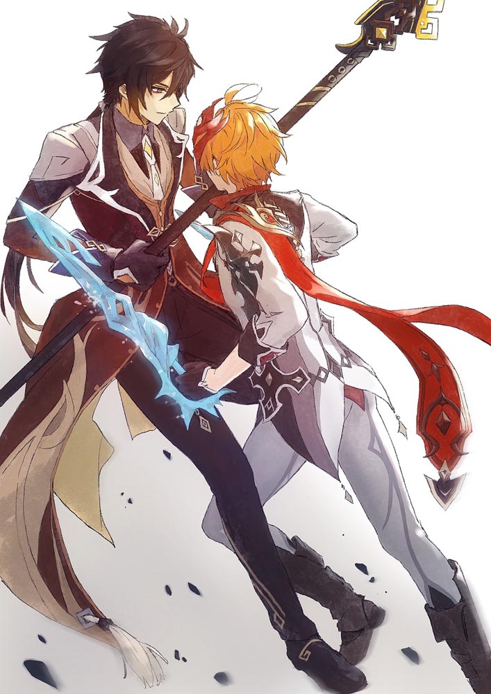 原神游戏同人插画#晚安原神【210817】