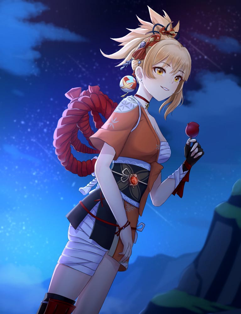 原神游戏同人插画#晚安原神【210818】