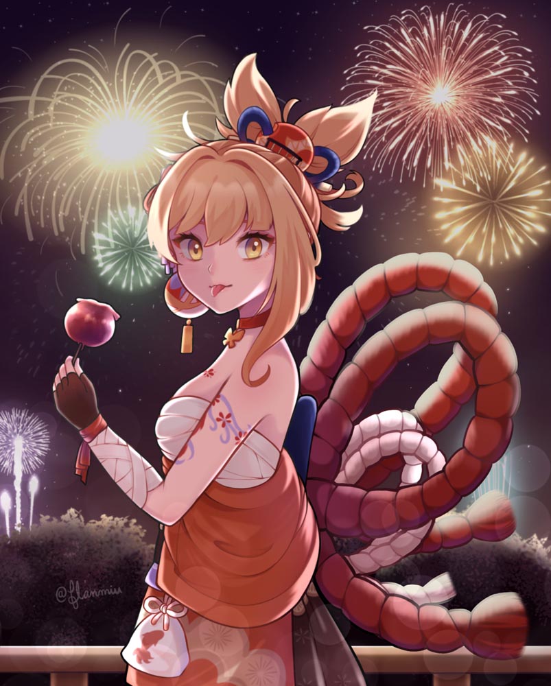 Pixiv原神同人精选#晚安原神【210820】