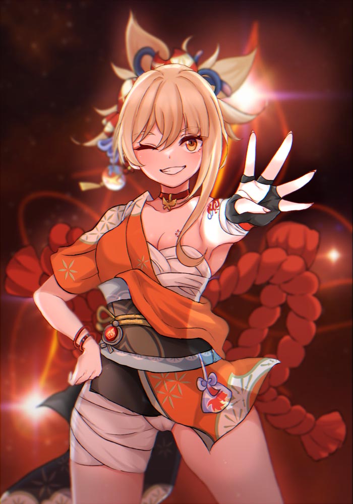 二次元美少女同人图#午安原神【210823】