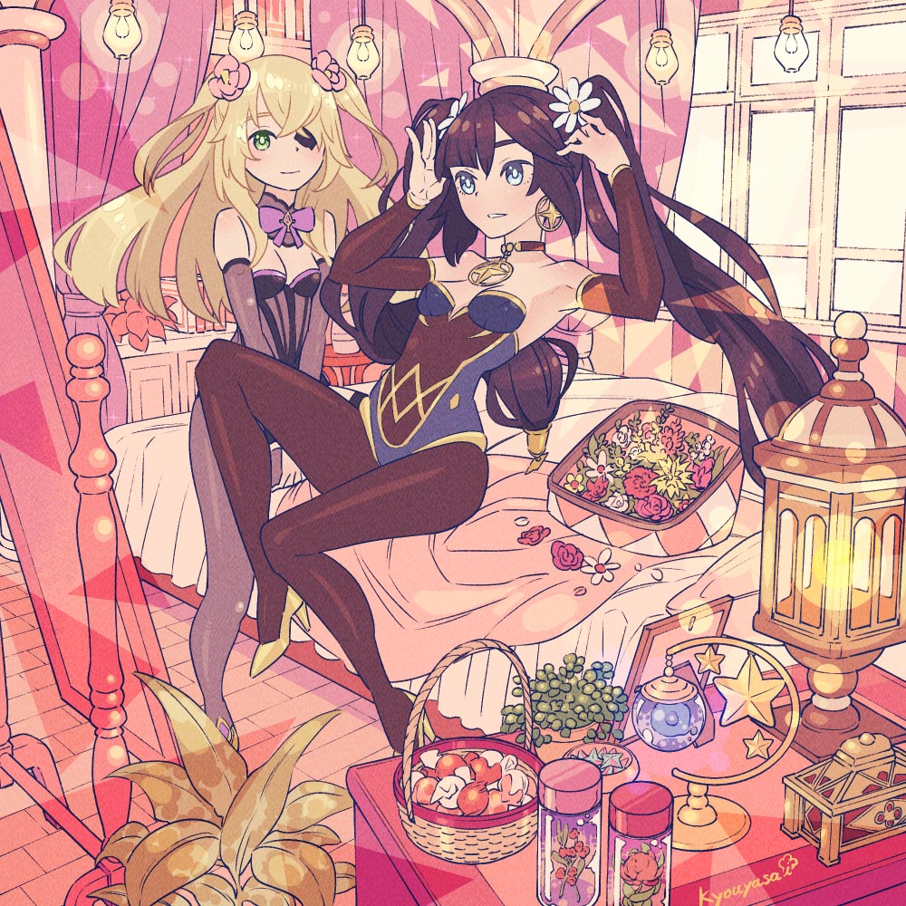 二次元美少女同人图#午安原神【210823】