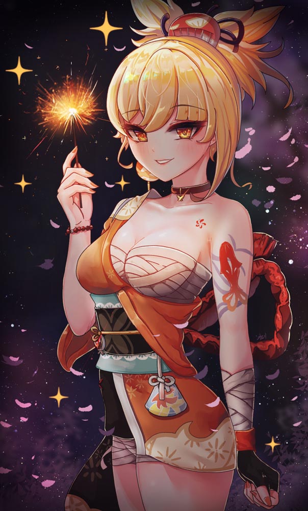 二次元美少女同人图#晚安原神【210823】